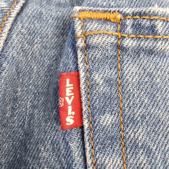 Levi's Premium Wedgie Jeans Distressed Knee‎ Size 27 - Picture 12 of 12